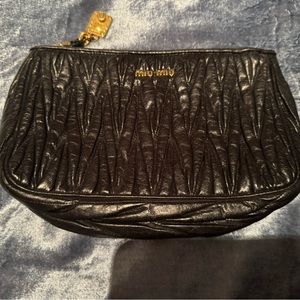 Miu Miu black clutch